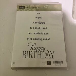 Stampin' Up! Happy Birthday Everyone Stamp Set -
